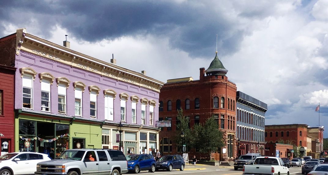 Colorful Leadville, Colorado in Stormy Weather Smithsonian Photo