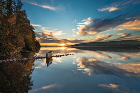 Sunset in the "Land of 10,000 Lakes"