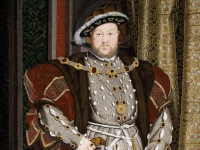 How Henry VIII's Armies Defeated a Much Larger Scottish Force, Humiliating His Nephew, the King of Scotland image