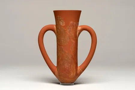 A depas goblet excavated from the ruins of Troy by Heinrich Schliemann in the 1870s