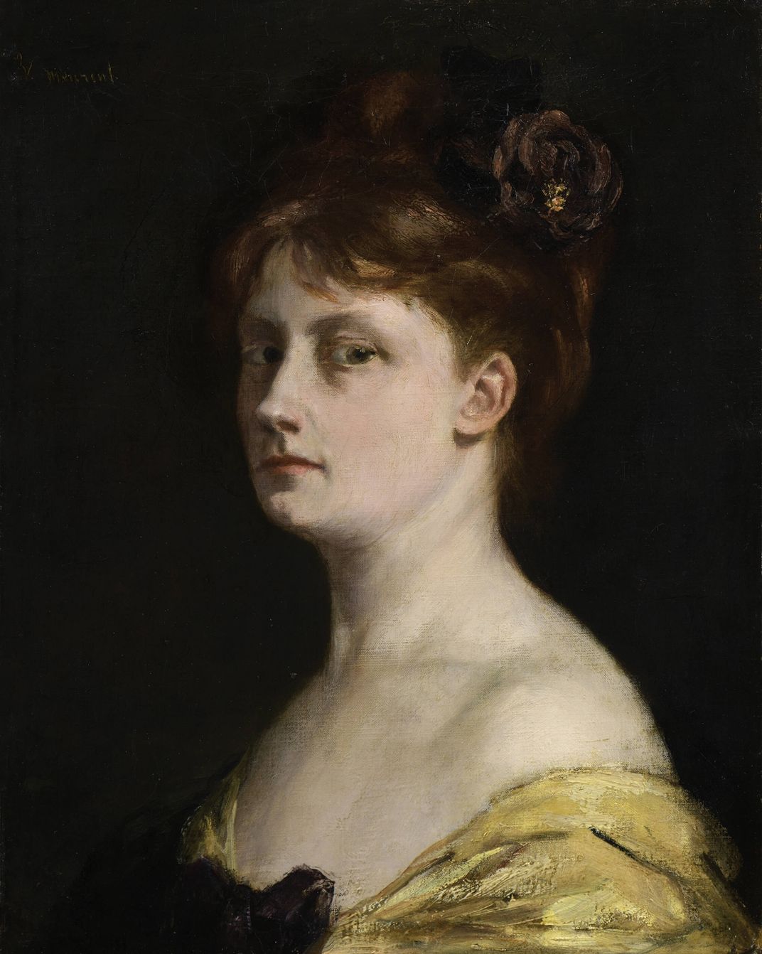 An 1876 self-portrait by Victorine Meurent