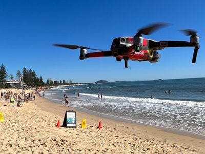 The government in Queensland, Australia, is testing whether drones can be used to detect sharks near beaches.