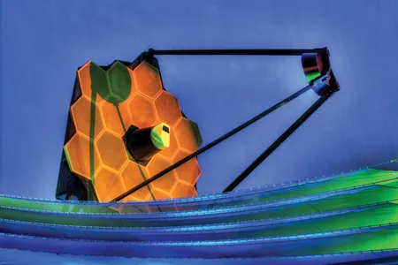 A full-scale model of the JWST put in an appearance at the World Science Festival in New York City in 2010, where it posed for this high-dynamic-range photo.