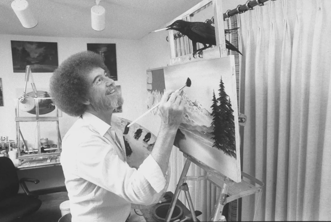 Why it's nearly impossible to buy an original Bob Ross painting