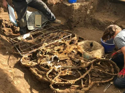 Researchers spent three months excavating the site.