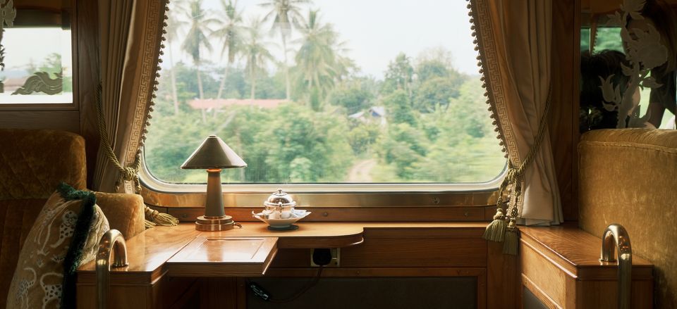  View of the landscape from the E&O Express lounge 