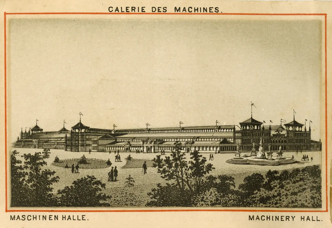 Postcard of a building