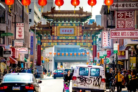 A view of Philadelphia's historic Chinatown