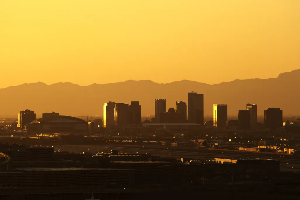 Phoenix at dusk