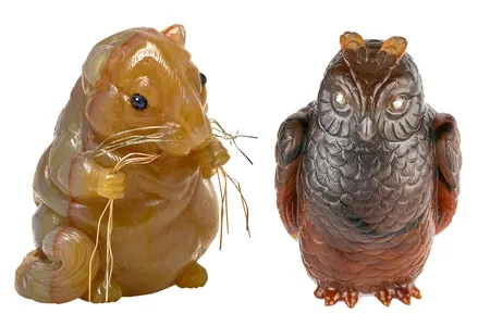 The set of 20 Faberg&eacute; carvings is worth an estimated $1.2 million.&nbsp;