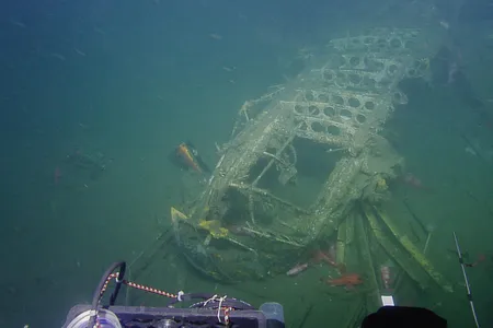 View of the USS Macon wreck