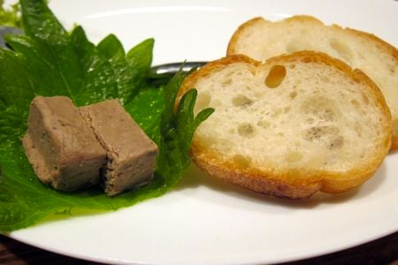 Pigeon paté most likely resembles the common chicken-based version