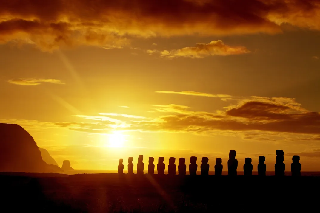 Sunrise on Easter Island