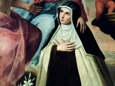 Vision of St Maria Magdalena di Pazzi from the Museo de Bellas Artes, Granada