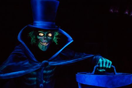 The "Hatbox Ghost" is one of the most beloved attractions in Disneyland's Haunted Mansion.
