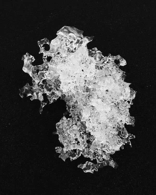 An ice crystal on the Diamond beach thumbnail