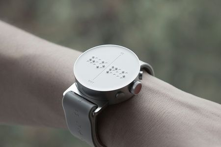 Dot is an affordable active Braille smartwatch.