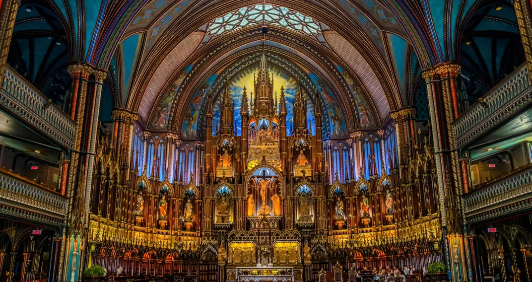 Notre-Dame Basilica, Montréal. Credit: Dale Youngkin