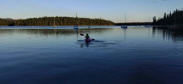 child paddling out on lake thumbnail