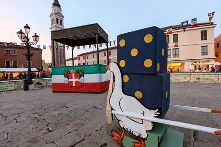 On the weekend when Catholics celebrate St. Martin&rsquo;s Day, the beginning of the &ldquo;reveling season&rdquo; of winter, Mirano&rsquo;s central square is completely transformed into a giant, 16th-century board game.
