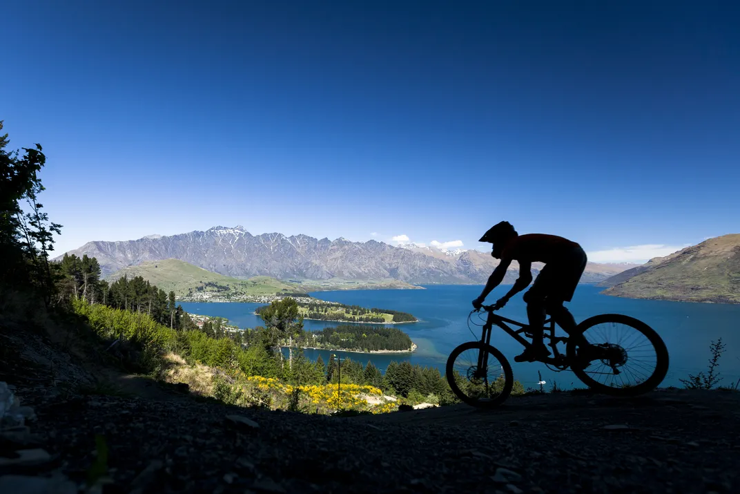 Biking near Queenstown