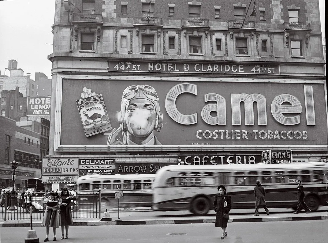 Camel billboard in Times Square