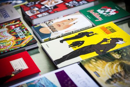 A selection of nominees for the 2014 Angouleme Grand Prix lifetime achievement award.