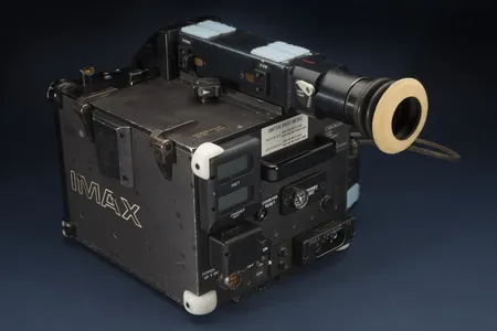 A 70mm IMAX camera used to shoot&nbsp;The Dream is Alive, now in the National Air and Space Museum&#39;s collection