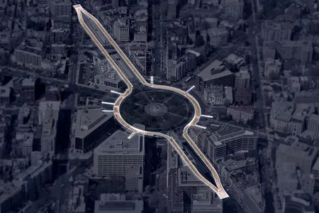 A map of the Dupont Underground site.