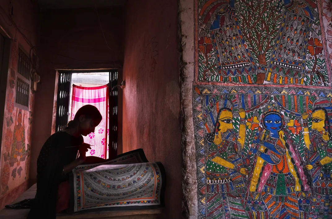 The village of Madhubani
