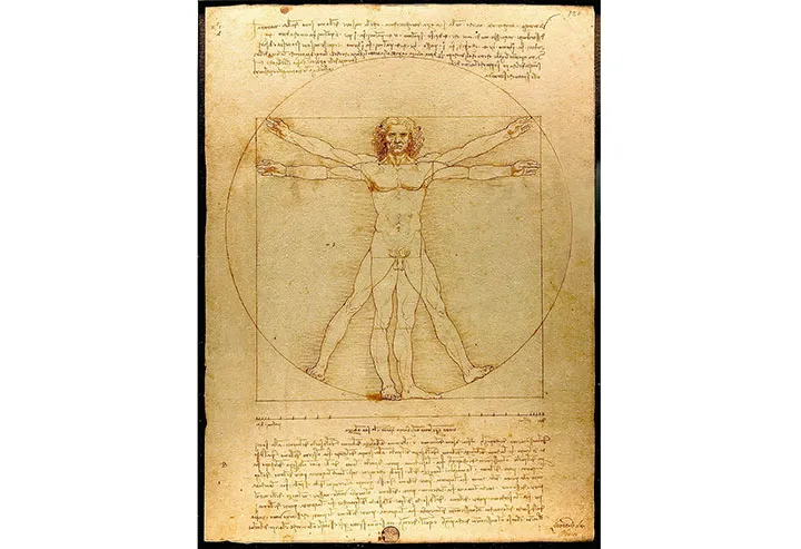 Leonardo da Vinci Vitruvian Man