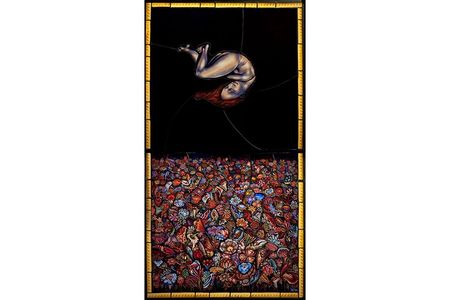 The Birth of Eve by Judith Schaechter, 2013 was recently added to the collections of the Smithsonian American Art Museum's Renwick Gallery.