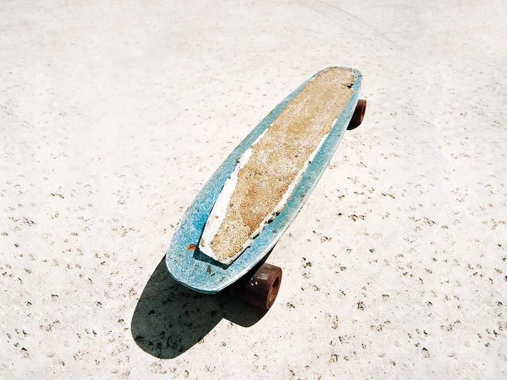 Tony Hawk's first skateboard