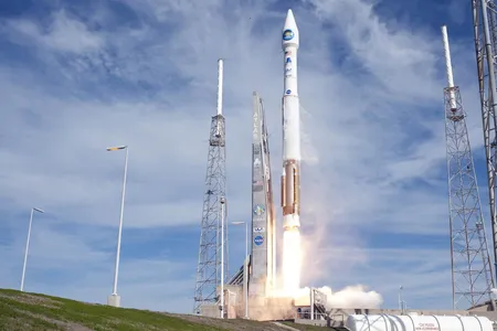 At Atlas V lifts off from Cape Canaveral in 2010.