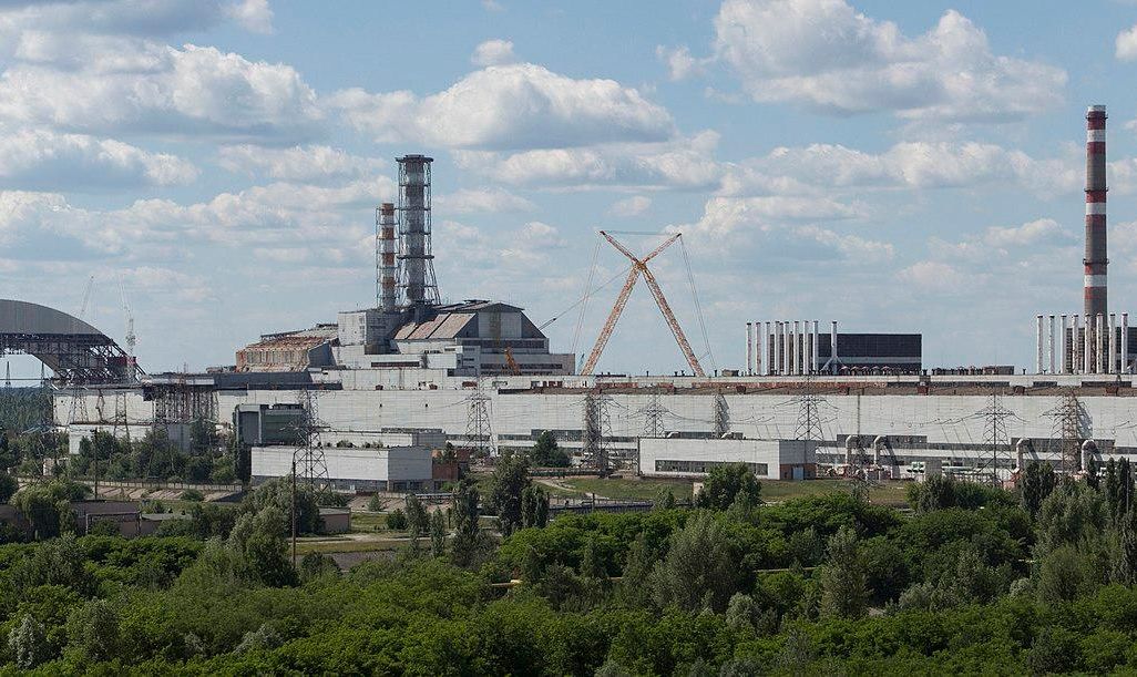 A photo of the Chernobyl Nuclear Power Plant in Ukraine taken in2013