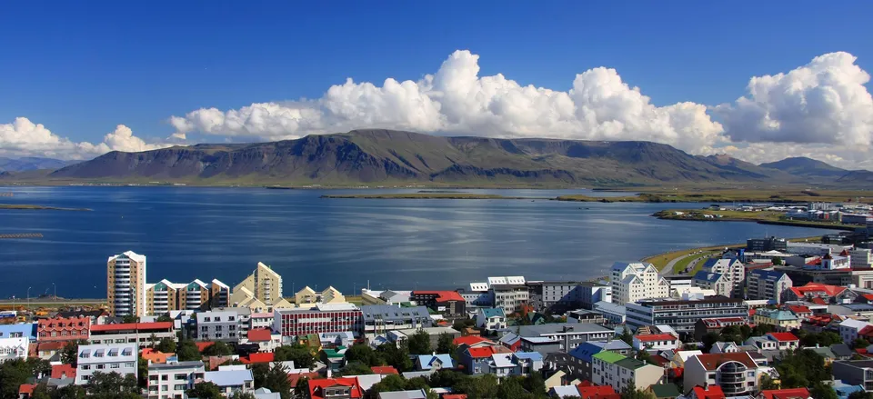  The colorful capital of Reykjavik, Iceland 