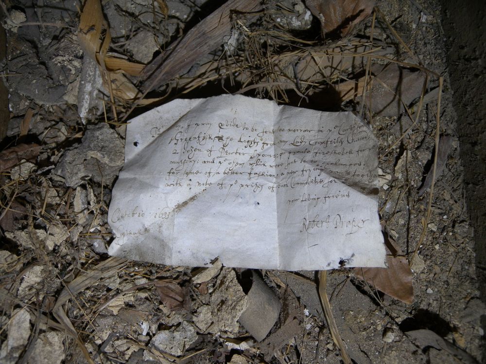 Seventeenth-Century Shopping List Discovered Under Floorboards of