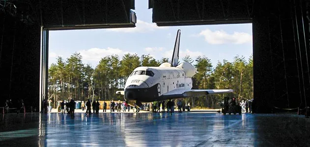 Space Shuttle Enterprise Arival at UHC