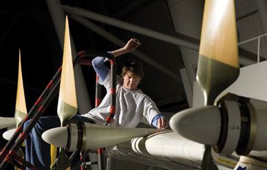 Pathfinder-Plus for hanging in the National Air and Space Museum's Steven F. Udvar-Hazy Center.