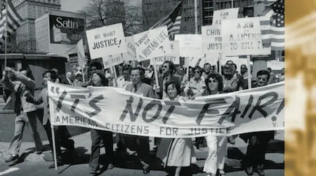 When Chinese American Vincent Chin was beaten to death by two autoworkers in 1982 during a time of growing resentment toward Japan’s auto industry, the incident became a rallying point for Asian Pacific American communities.