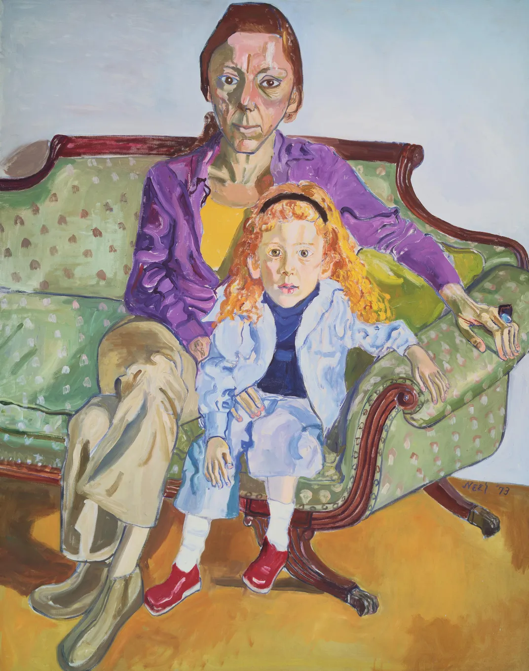 Alice Neel, Linda Nochlin and Daisy, 1973