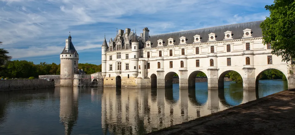  Château de Chenonceau, situated over the River Cher in France's Loire Valley 