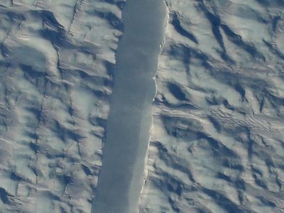 Does this crack spell bad news for the Petermann Glacier? 