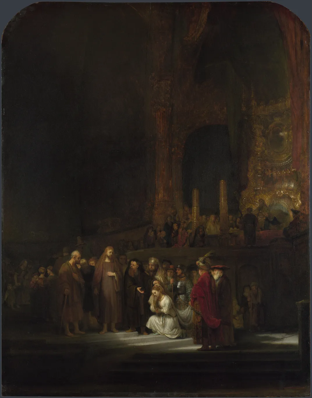 The Woman Taken in Adultery, Rembrandt, 1644