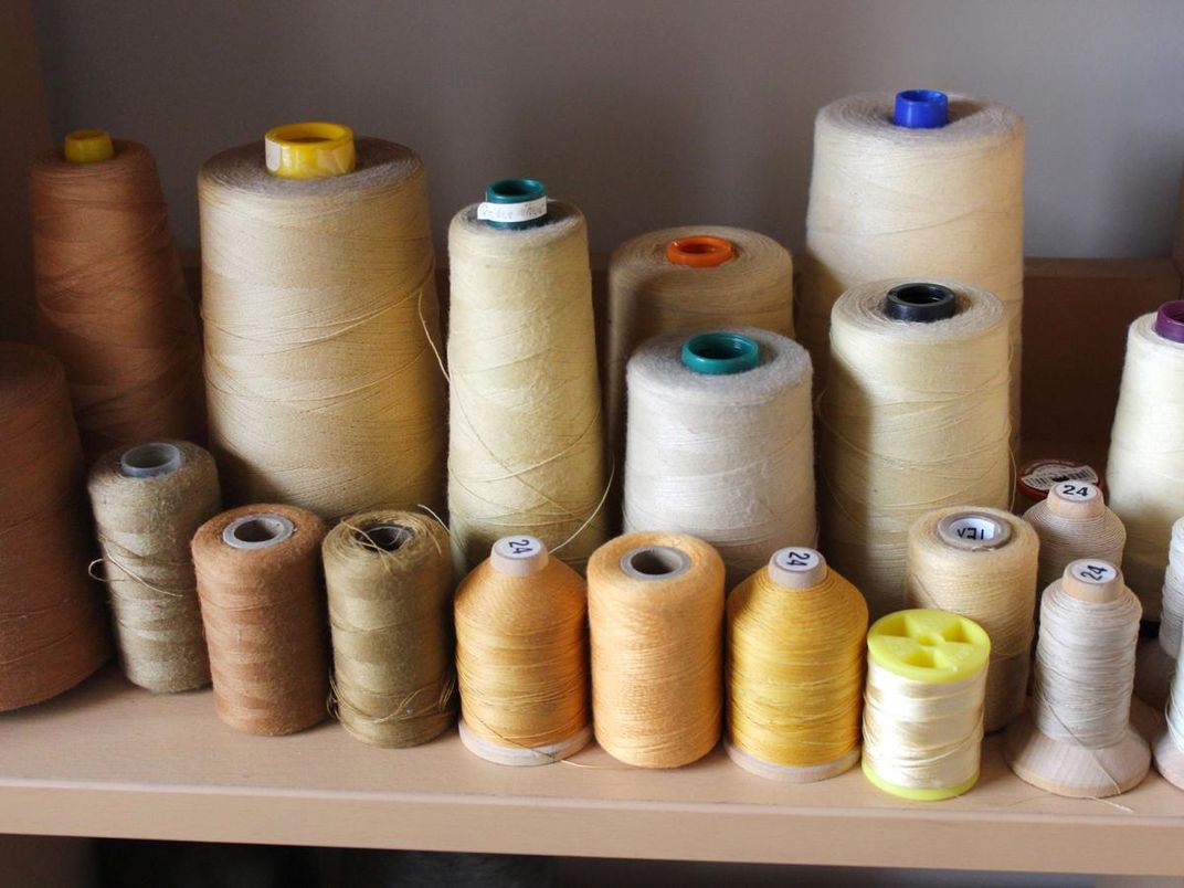 A photograph of yarn