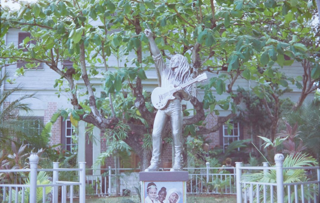 Bob Marley statue in Jamaica