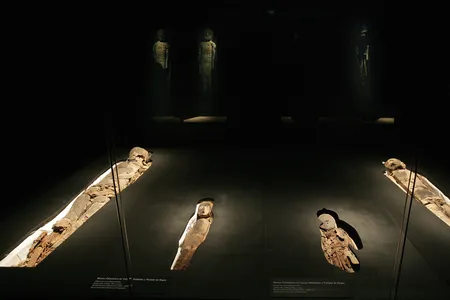 A group of Chinchorro mummies, dated between 5000 B.C.E. and 3000 B.C.E.