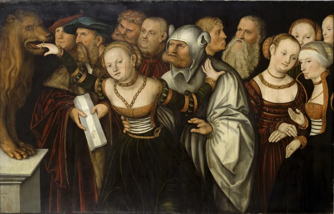 The Fable of the Mouth of Truth, Lucas Cranach the Elder, 1534