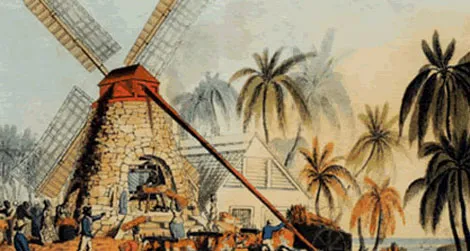 A yard on an Antiguan sugar plantation