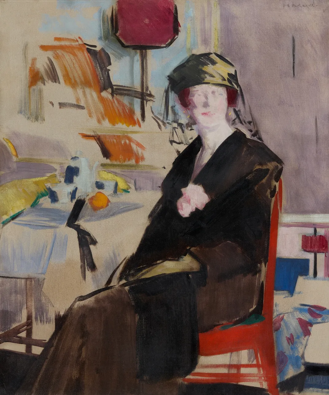 smithsonianmag.com - Sonja Anderson - With A.I.'s Help, a Family Realized Their Mysterious Thrift-Store Find Is a Portrait by a Great Scottish Painter